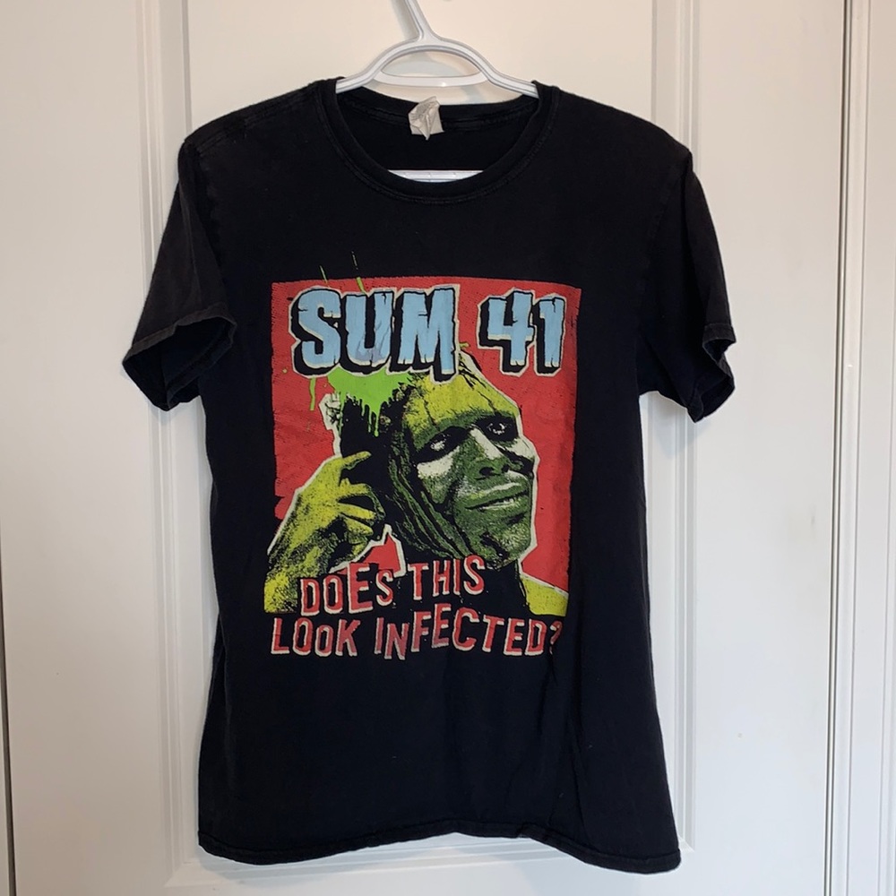 Sun 41 Does This Look Infected 15th Anniversary your 2018 T Shirt Men’s M